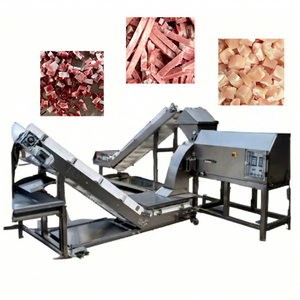 高精度凍結乾燥工業用またはストリップカッター3D冷凍肉ダイサー - Product Image 1