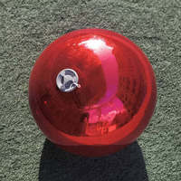 Boule miroir gonflable réfléchissante sur mesure, grande boule miroir gonflable brillante géante pour la décoration d'événements, de mariages et de fêtes, rouge