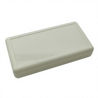 Boîtier électronique rectangulaire blanc en plastique moulé par injection, finition lisse, pour l'assemblage de modules de contrôle de circuits imprimés portables