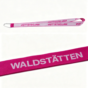 High Quality Custom Printed Logo Neck <b>Lanyards</b> <b>Polyester</b> Nylon with Jacquard Printing Hook Accessories for Promotional Use - Product Image 3
