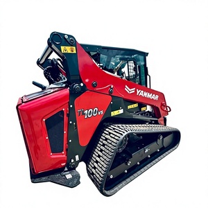 Cargadora Compacta de Orugas Yanmar Ti100 V5 2001 Roja Japonesa, Equipo de Construcción Hidráulico Compatible con John Deere/Caterpillar/Komatsu - Product Image 3
