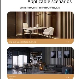 Pannello Acustico in <span class=keywords><strong>Legno</strong></span> Super Fonoassorbente Wayon <span class=keywords><strong>di</strong></span> Alta Qualità 600*2400mm <span class=keywords><strong>per</strong></span> Soggiorno, <span class=keywords><strong>Pareti</strong></span> KTV, Studi <span class=keywords><strong>di</strong></span> Registrazione - Product Image 6
