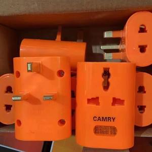 อะแดปเตอร์สำหรับเดินทางพร้อมสวิตช์ ปลั๊กอเนกประสงค์ 100-240V สำหรับใช้ในยุโรปและอังกฤษ ปลั๊กไฟวัสดุ ABS - Product Image 3