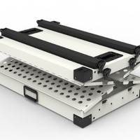 Langlebige Wasserdichte Faltbare Pulverbeschichtete Aluminium-Legierung Haustier-Transportbox Tragbare Hundebox für Reisen Camping Auto SUV Klein Mittelgroß