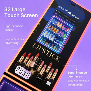 Automatic 32 Inch Touch Screen Smart <b>Vending</b> <b>Machine</b> Wall Mounted Cigarette <b>Vending</b> <b>Machine</b> Free Credit <b>Card</b> Cash QR Apple Pay - Product Image 3