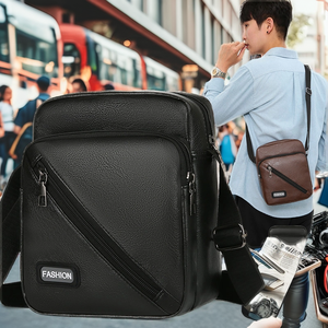 Bolsa de Pecho Vintage de Moda para Hombre, de Alta Calidad, con Cierre, Gran Capacidad, Portátil, Informal, para Deportes al Aire Libre - Product Image 2