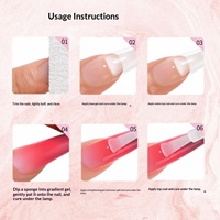 Palette de gel de peinture crème solide 24 couleurs, gel UV LED à haute pigmentation, longue tenue, pour salon et manucure DIY