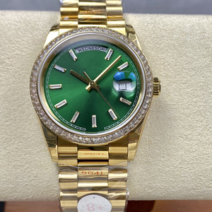 Ultra alta calidad verde menta ETA 3235 36mm reloj de oro mecánico automático de buceo sin decoloración - Product Image 2