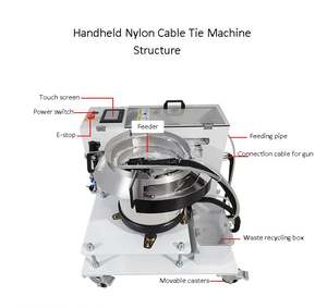 Attachage de câble pour le cerclage et l'emballage Machine à attacher les câbles en nylon OEM portable - Product Image 3