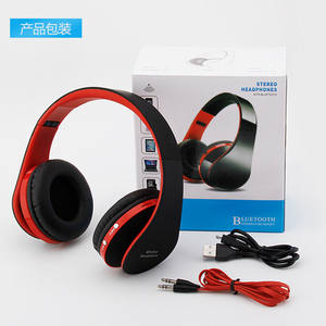 Casque audio Hifi, casque Bluetooth pliable, écouteurs sans fil, écouteurs montés sur la tête, casque Bluetooth avec <span class=keywords><strong>carte</strong></span> TF et LED - Product Image 6