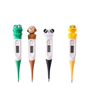 Termômetro do corpo elétrico do preço médico de Digitas Termômetros veterinários dos dispositivos monitoração Digitas com sonda flexível e ponta - Product Image 2