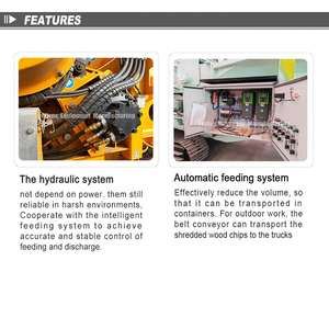 Trituradora horizontal de residuos de madera trituradora entera - Product Image 3