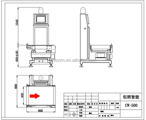 ATEX Explosionsgeschützte Kontrollwaage mit Alarmleuchte 50kg Kapazität Achswaage 3 Jahre Garantie - Product Image 3