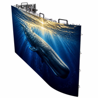 Écran LED d'extérieur et d'intérieur étanche IP65, panneau vidéo mural P2.6 P2.9, haute fréquence de rafraîchissement 7680Hz, HDR10 Plus pour scène, événement, toile de fond