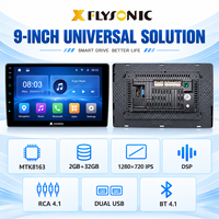 Pemutar DVD Mobil Android Universal FYDZ 2 Din 9 Inch GPS Navigasi BT Radio FM DSP Mirror Link