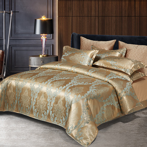 Comforter thiết lập Nữ Hoàng Jacquard gối thiết lập tất cả các mùa sang trọng bộ đồ giường Sheets Jacquard sang trọng bộ đồ giường Duvet cover Set - Product Image 1