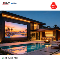 Écran LED grand format pour extérieur, mur LED numérique couleur pour l'extérieur des villas, événements en arène et affichage 3D pour bâtiments commerciaux