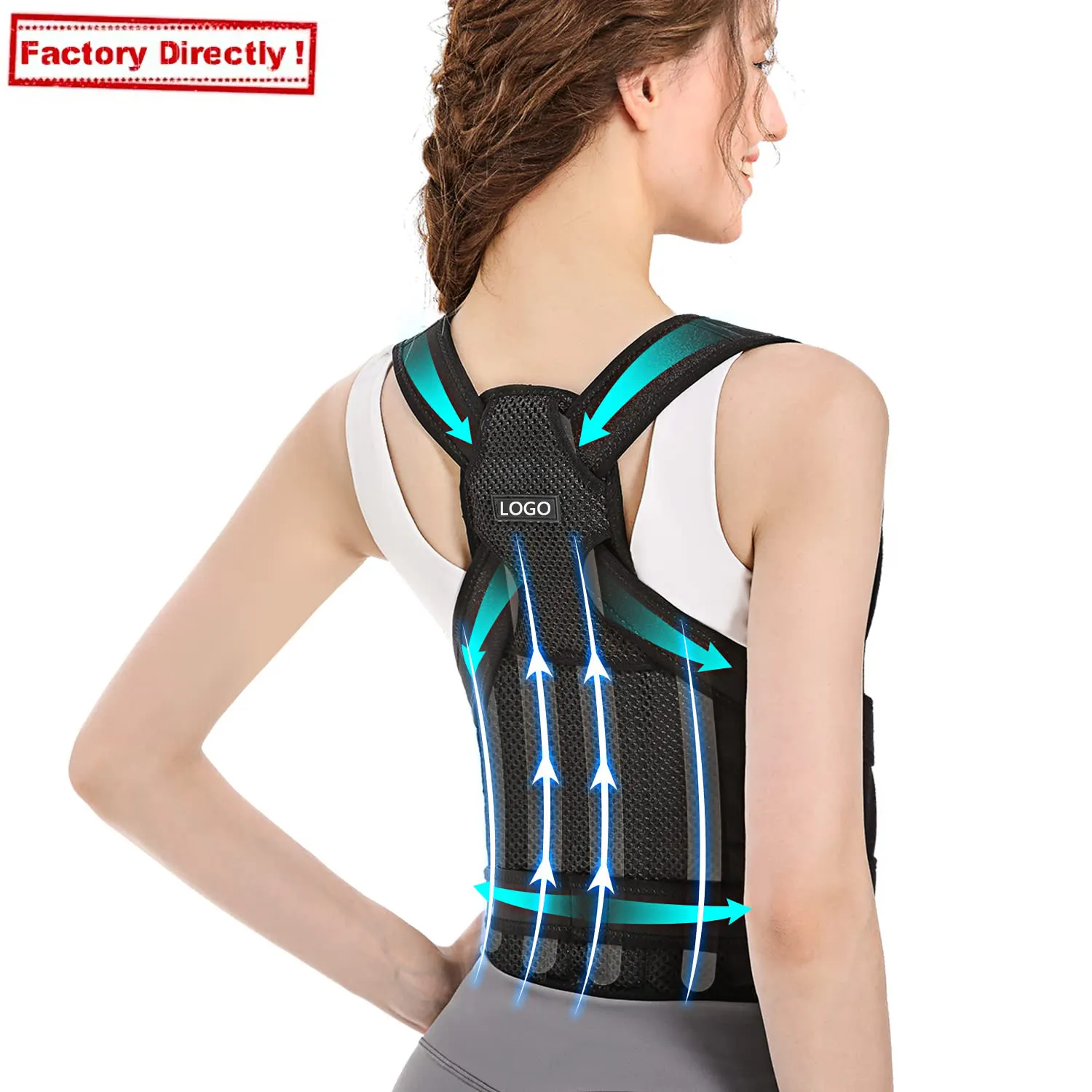 Corretor de postura Back straightener Strap Suporte poster corrector Brace Shoulder Posture Corrector Belt For Men And Women