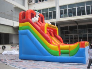 Toboggan Gonflable Commercial Universel en PVC pour 12 Personnes, Capacité 500 kg, Idéal pour la Location de Fêtes - Offre Spéciale - Product Image 4