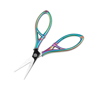 Luban Embroidery Scissors Stainless Steel Straight Head Home Use Titanium Gold Gunmetal Pearl Black Copper Pearl Gray - Product Image 2