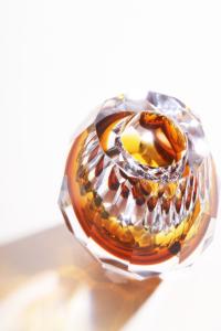 Vase en verre de Murano soufflé à la main, design art déco avec artisanat en bois de vent simple pour la maison, art de table pour fleurs - Product Image 6