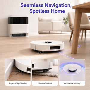PD63S ULTRA Robot Vacuum <b>Mop</b> LDS Laser Navigation 20000Pa Dual Tank Smart App Control - Product Image 3