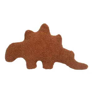 Precio barato hecho en fábrica, almohada de peluche de dinosaurio kawaii, muñeco de peluche de dinosaurio suave, almohada suave y esponjosa, almohada de pepita de dinosaurio