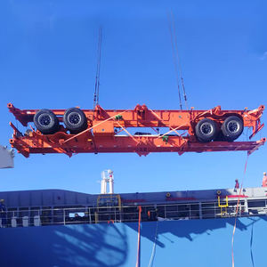 Châssis de semi-remorque conteneur en acier de 40 pieds, 2 essieux, haute capacité, pour remorques de camion, à vendre - Product Image 6