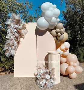 New Arrival Elegant Modern Wooden Pedestal Display <b>Stand</b> | Wholesale Party Event <b>Plinth</b> for Cake Floral Balloon Decorations - Product Image 6