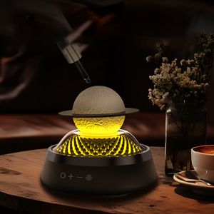 ลำโพงบลูทูธแบบพกพา 3 in 1 พร้อมไฟสร้างบรรยากาศอโรมาเธอราพีสำหรับห้องนอน วางข้างเตียง ชาร์จ USB เสียงสเตอริโอคุณภาพสูง - Product Image 1