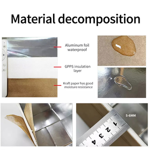 Nhôm Foil cách điện carton thực phẩm Cooler nhiệt hộp các tông hộp cho rau đông lạnh - Product Image 3