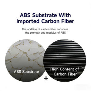 Filamento <span class=keywords><strong>de</strong></span> <span class=keywords><strong>Fibra</strong></span> <span class=keywords><strong>de</strong></span> <span class=keywords><strong>Carbono</strong></span> Reforzado Negro para <span class=keywords><strong>Impresora</strong></span> <span class=keywords><strong>3D</strong></span>, Compuesto Industrial <span class=keywords><strong>de</strong></span> Alto Rendimiento ABS CF, Venta Directa <span class=keywords><strong>de</strong></span> Fábrica PRINTROO - Product Image 2