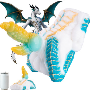Masturbateur masculin GEEBA Fantasy Dragon, vagin artificiel en silicone souple, réaliste, jouet sexuel pour hommes et femmes, prix usine. - Product Image 1