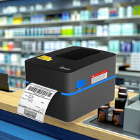 Printer Label Termal Resolusi Tinggi 4'' 203DPI untuk Barcode Pengiriman Waybill