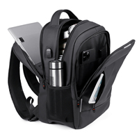 Sac à dos professionnel grande capacité pour ordinateur portable 14 pouces en Oxford, sac de voyage multicouche, personnalisable avec logo, cadeau d'entreprise