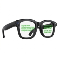 Cadeaux de Noël : Lunettes intelligentes 49g avec caméra IA, traduction en temps réel, navigation, téléprompteur et appareil photo 20MP