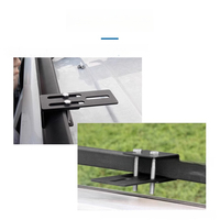 Support de fixation pour barre transversale de toit de voiture, support fixe pour barre de toit, porte-bagages, barre lumineuse, accessoires 4x4 SUV