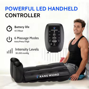 Masajeador de Piernas por Compresión de Aire 6D al por Mayor de Fábrica con Control de Tiempo y Logotipo Personalizado, Presoterapia para Mejorar la Circulación Muscular - Product Image 3