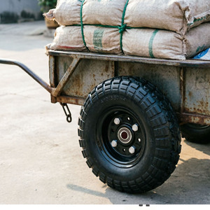 Roue <span class=keywords><strong>de</strong></span> brouette en mousse PU solide résistante à l'usure 4.10/3.50-4 pour chariot <span class=keywords><strong>de</strong></span> jardin - Product Image 6