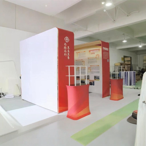 Stand Portátil de Aluminio para Ferias Comerciales <span class=keywords><strong>2x2</strong></span> con Impresión por Sublimación para Publicidad - Product Image 4