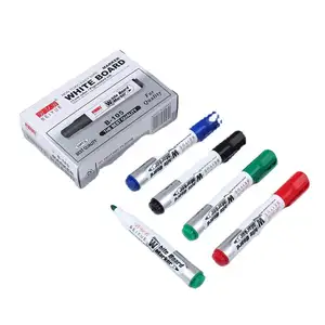 Factory direct can be filled to support custom logo 4 colors white whiteboard pen