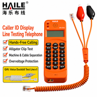 Testeur de câbles téléphoniques et réseau HAILE – Outil de test de raccordement pour technicien – Kit de câbles