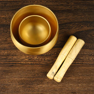 Cuenco de voz de Buda transparente de estilo japonés de latón de 8cm, 9cm, 12cm, 15cm, 17cm, cuenco para cantar budismo con logotipo personalizado - Product Image 5