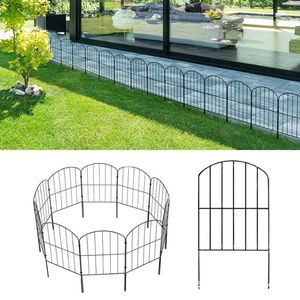 Pannello di recinzione in metallo decorativo antiruggine scherma da giardino con traliccio e cancelli barriera per animali categoria di prodotto - Product Image 5