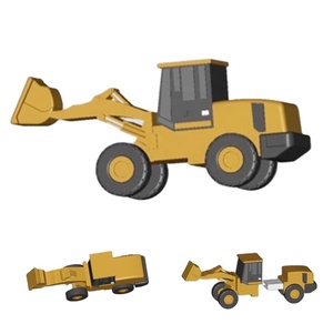 Biểu tượng tùy chỉnh 3D Dozer hình dạng ổ đĩa <span class=keywords><strong>flash</strong></span> USB với thiết kế độc đáo xe ủi Bộ nhớ gậy - Product Image 3
