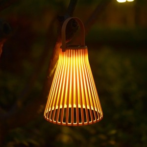 Lampada a Sospensione <span class=keywords><strong>Solare</strong></span> in Rattan Sintetico per Esterni, Impermeabile, con Proiezione LED per Patio, Villa e Portico - Product Image 4