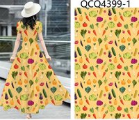Yuhua populaire fruitkatoenen stof met aangepaste print