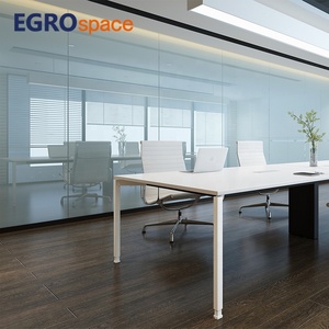 Egrospace văn phòng kính hiện đại hệ thống tiêu chuẩn Kích thước bảng gỗ vật liệu nhôm trong nhà <span class=keywords><strong>Modular</strong></span> phân vùng tường - Product Image 6