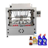 Machine de remplissage automatique d'acide et de liquide chimique à 6 têtes pour détergent de bouteille en plastique de 500ml