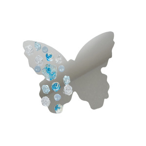 Honey And Sweetness Cake Decoration Butterfly <b>Mirror</b> Acrylic Cake Topper Birthday Valentine's Day Qixi Festival Ins Style - Product Image 5